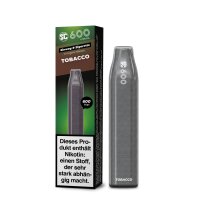 SC 600 Einweg E-Zigarette Tobacco 17mg/ml 10er Packung