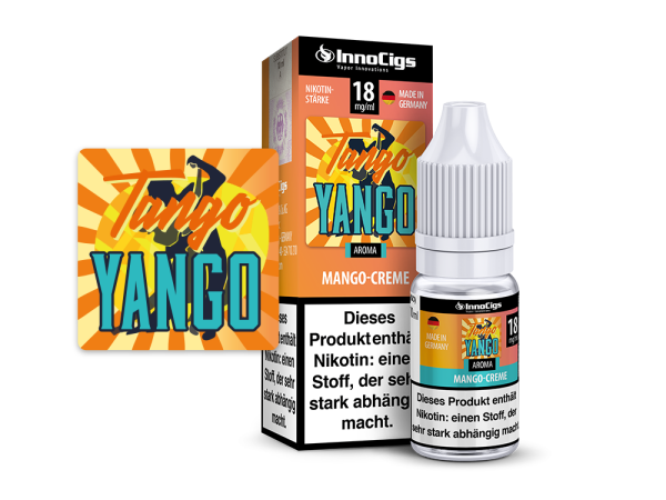 Tango Yango Mango-Sahne Aroma - Liquid für E-Zigaretten 3 mg/ml 10er