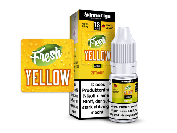 InnoCigs - Fresh Yellow Zitrone Aroma 18 mg/ml 10er