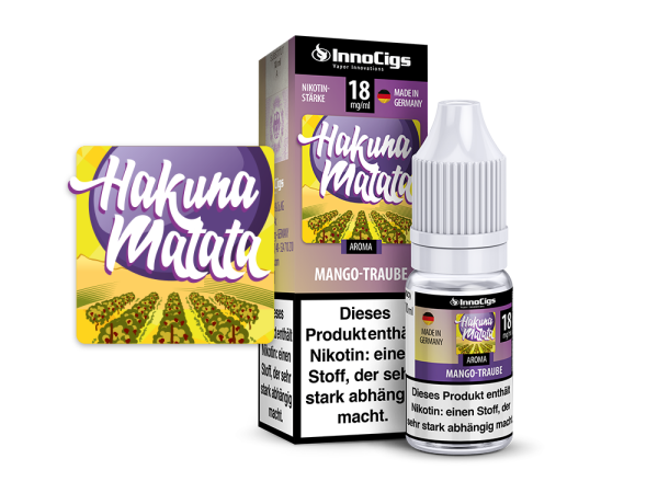InnoCigs - Hakuna Matata Traube Aroma 3 mg/ml 10er