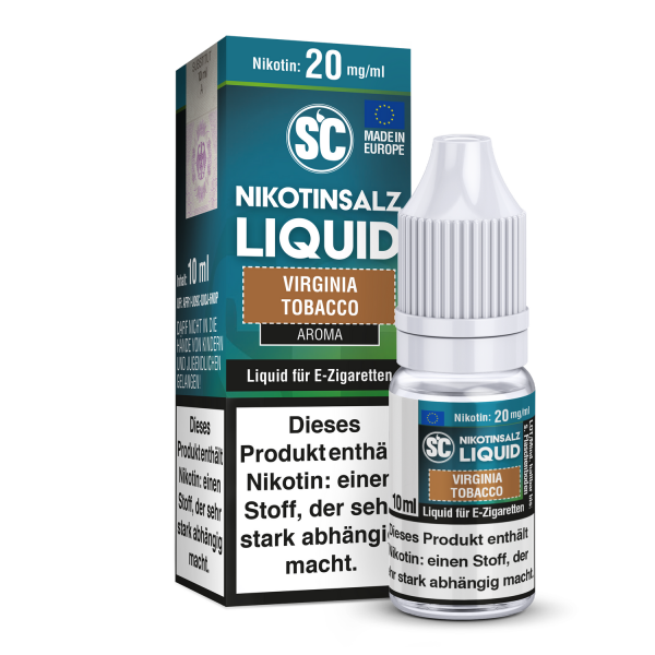 SC - Virginia Tobacco - E-Zigaretten Nikotinsalz Liquid 20 mg/ml 10er