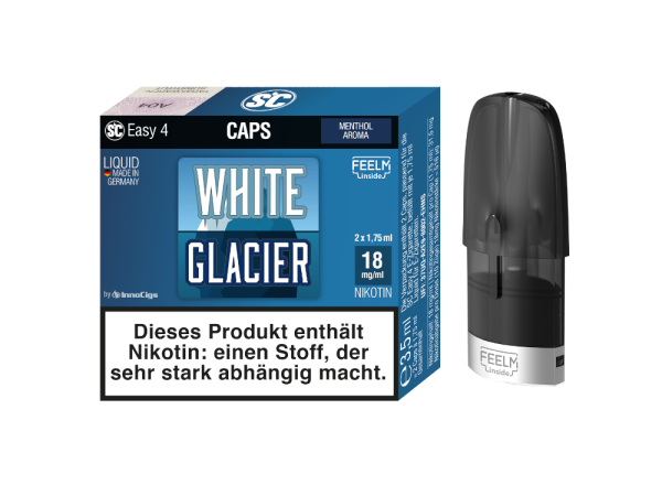 SC Easy 4 Caps White Glacier Fresh (2 Stück pro Packung)