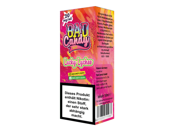 Bad Candy Liquids - Lucky Lychee - Nikotinsalz Liquid 20 mg/ml