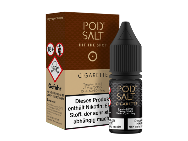 Pod Salt - Cigarette - Nikotinsalz Liquid 11 mg/ml 5er Packung