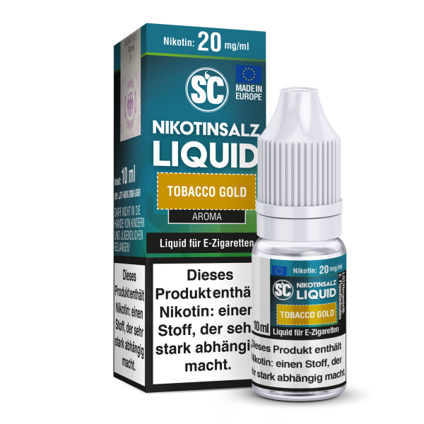 SC - Tobacco Gold - Nikotinsalz Liquid 20 mg/ml