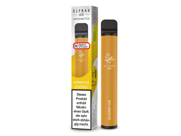 Elfbar 600 Einweg E-Zigarette - Elfstorm Ice 20 mg/ml