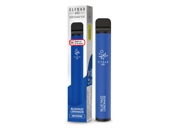 Elfbar 600 Einweg E-Zigarette - Blue Razz Lemonade 0 mg/ml