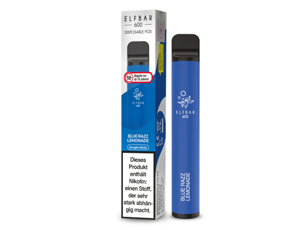Elfbar 600 Einweg E-Zigarette - Blue Razz Lemonade 20 mg/ml