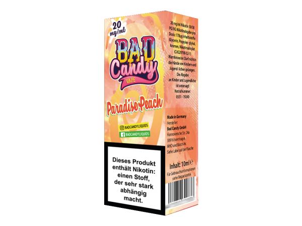 Bad Candy Liquids - Paradise Peach - Nikotinsalz Liquid 10 mg/ml 