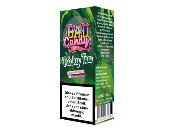 Bad Candy Liquids - Tricky Tea - Nikotinsalz Liquid 10 mg/ml