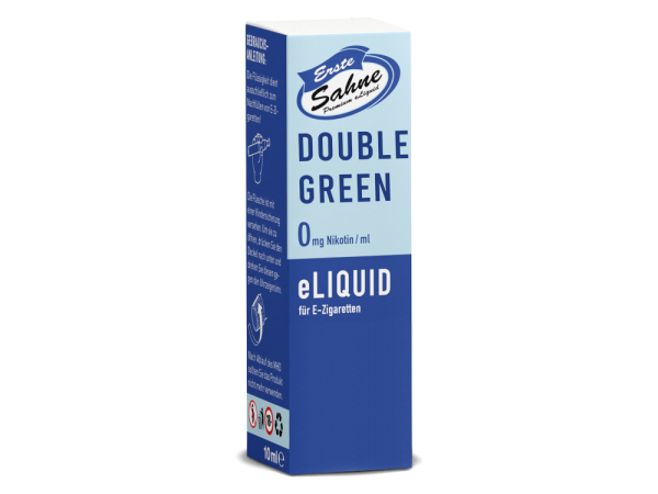 Erste Sahne - Double Green - E-Zigaretten Liquid 12 mg/ml 10er Packung