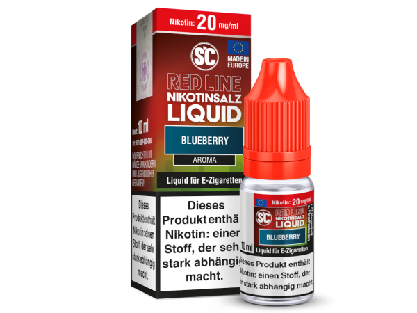 SC - Red Line - Blueberry - Nikotinsalz Liquid 20 mg/ml