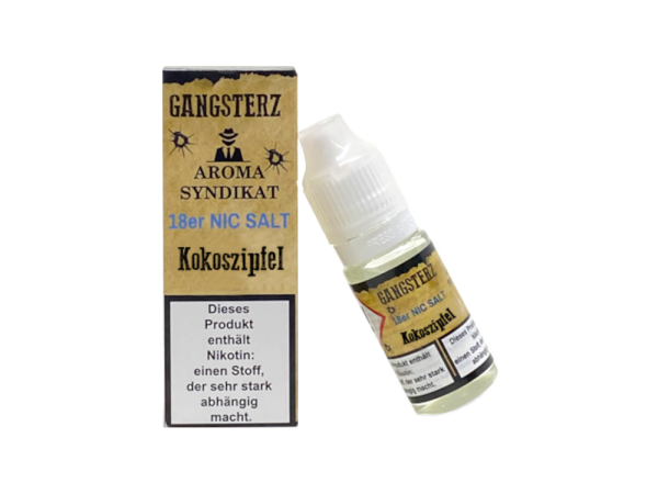 Gangsterz - Kokoszipfel - Nikotinsalz Liquid 