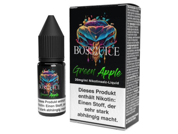 Boss Juice - Green Apple - Nikotinsalz Liquid 