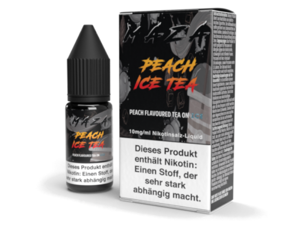MaZa - Peach Ice Tea - Nikotinsalz Liquid 