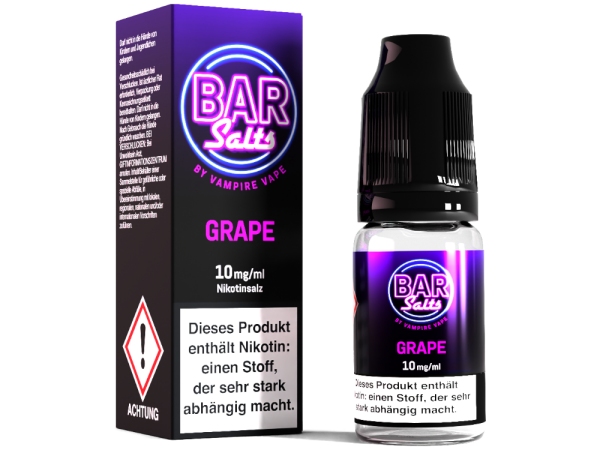 Vampire Vape - Bar Salts - Grape - Nikotinsalz Liquid 