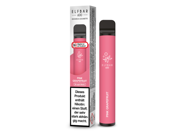Elf Bar 600 Einweg E-Zigarette - Pink Grapefruit 20 mg/ml