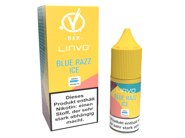 Linvo - Blue Razz Ice - Nikotinsalz Liquid 