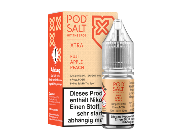 Pod Salt X - Fuji Apple Peach - Nikotinsalz Liquid 