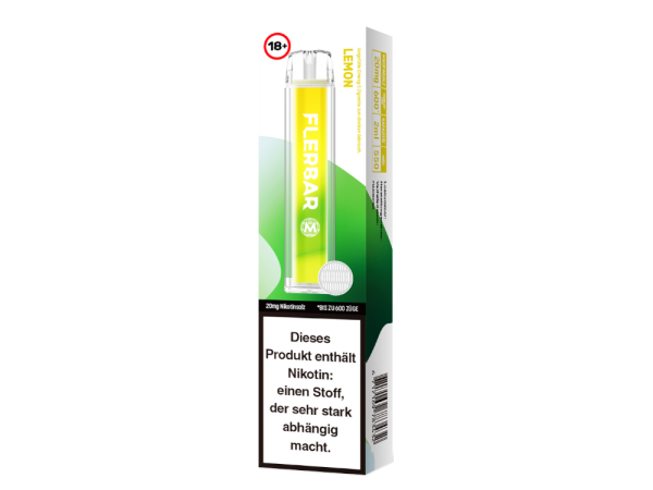 Flerbar M - Einweg E-Zigarette - Lemon 20 mg