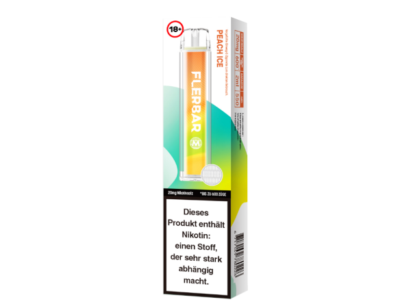 Flerbar M - Einweg E-Zigarette - Peach Ice 20 mg