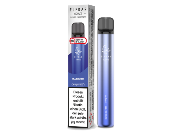 Elfbar 600 V2 Einweg E-Zigarette - Blueberry 20 mg/ml