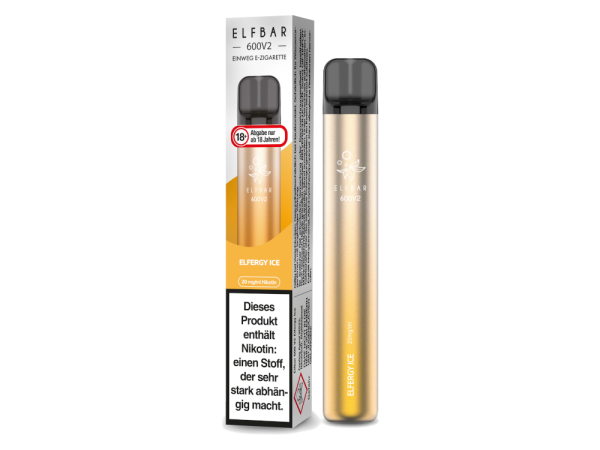 Elfbar 600 V2 Einweg E-Zigarette - Elfstorm Ice 20 mg/ml