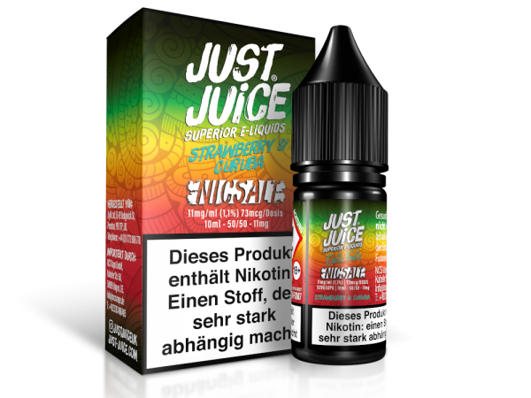 Just Juice - Strawberry & Curuba - Nikotinsalz Liquid 