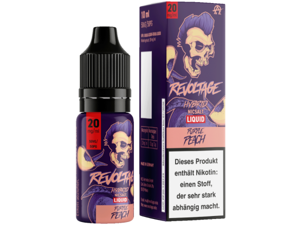 Revoltage - Purple Peach - Hybrid Nikotinsalz Liquid 20 mg/ml 15er Packung