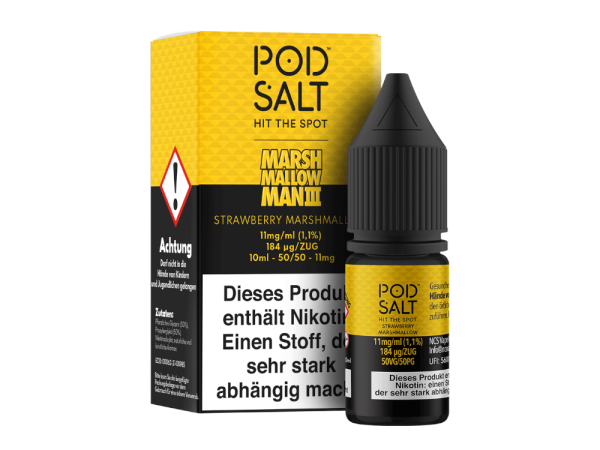 Pod Salt Fusion - Marshmallow Man 3 - Nikotinsalz Liquid 11 mg/ml