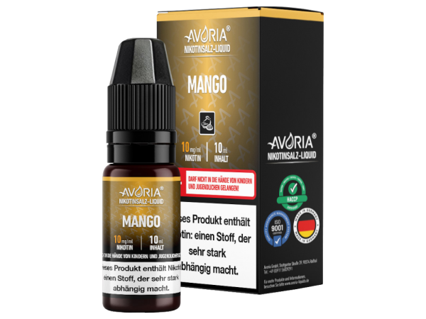 Avoria - Mango - Nikotinsalz Liquid 10 mg/ml