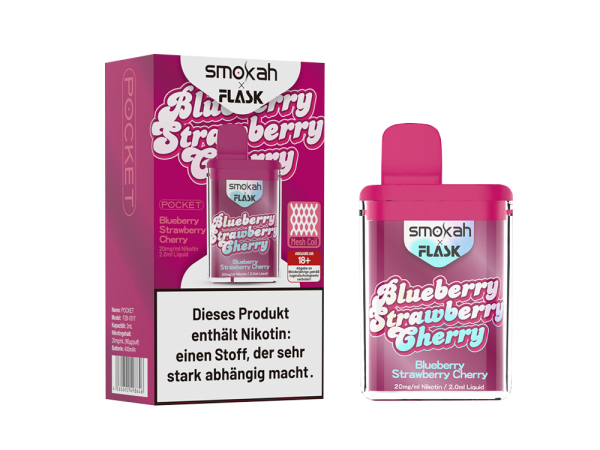 Smokah x Flask - Pocket Einweg E-Zigarette -  