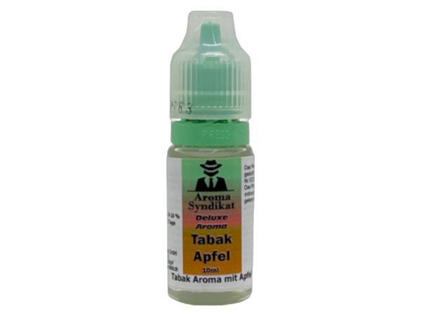 Aroma Syndikat - Deluxe - Aroma Tabak Apfel 10 ml 10er Packung