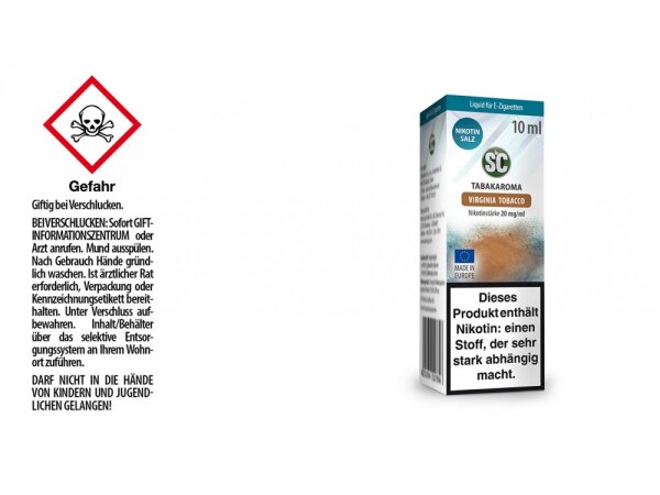 SC - Virginia Tobacco - Nikotinsalz Liquid 